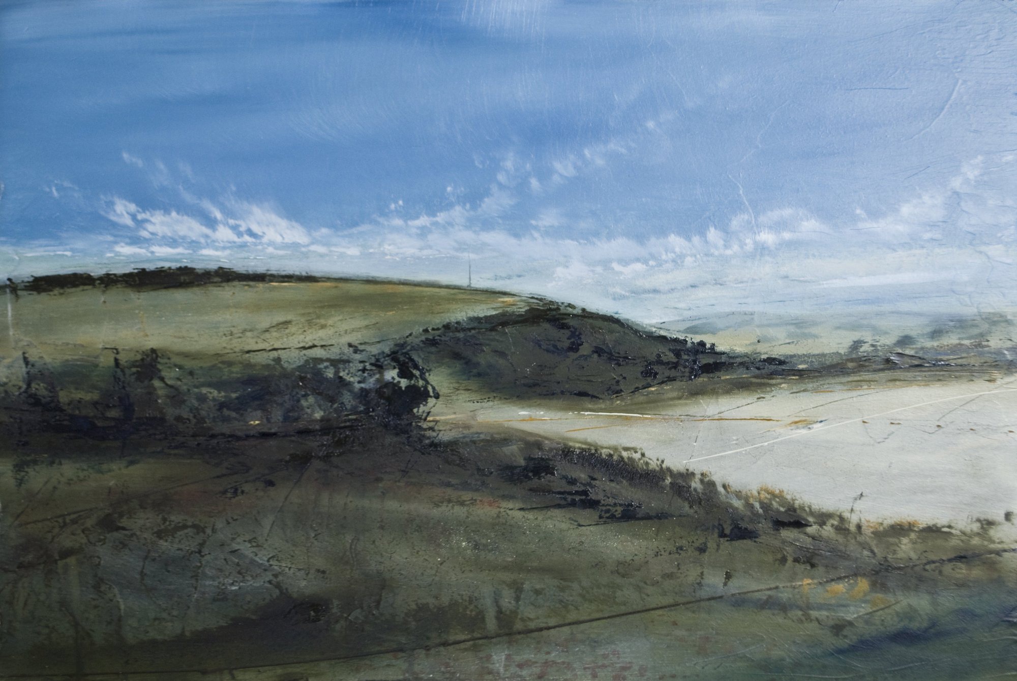 Jane Skingley, Cottington Hill from Hannington, 2011