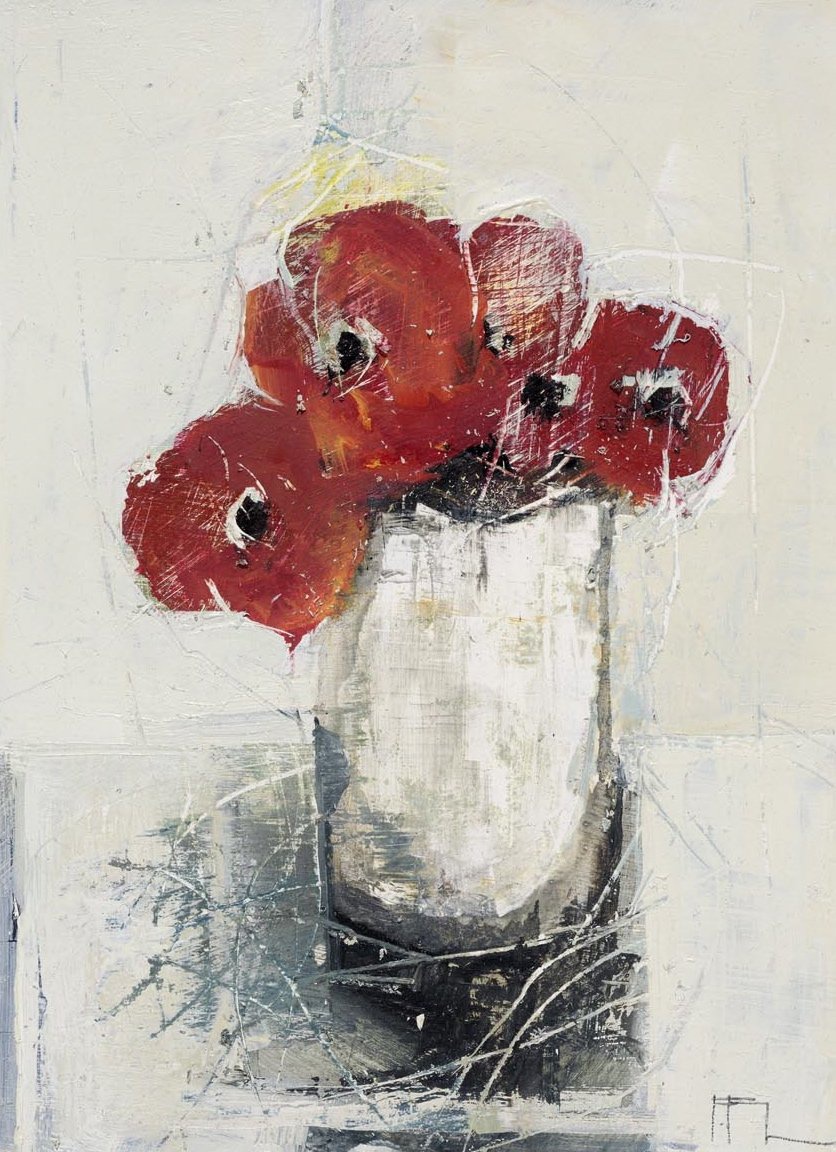 Ffiona Lewis, Red Heads on White, 2011