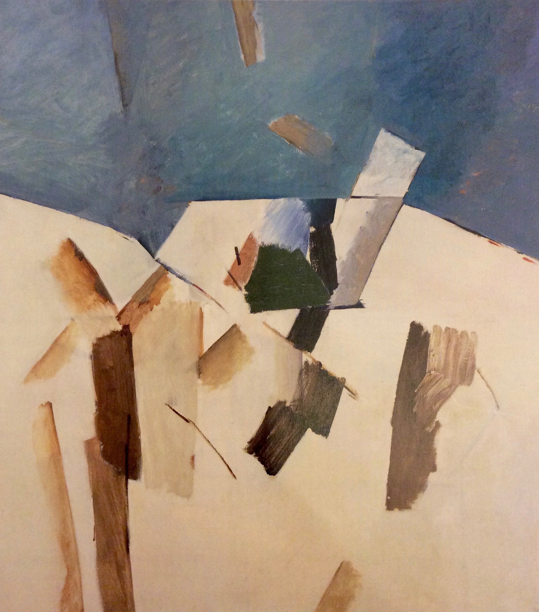 Keith Vaughan, Snowdrift at Harrow Hill (1970-72) from Jenna Burlingham Fine Art at Art Antiques London 2013