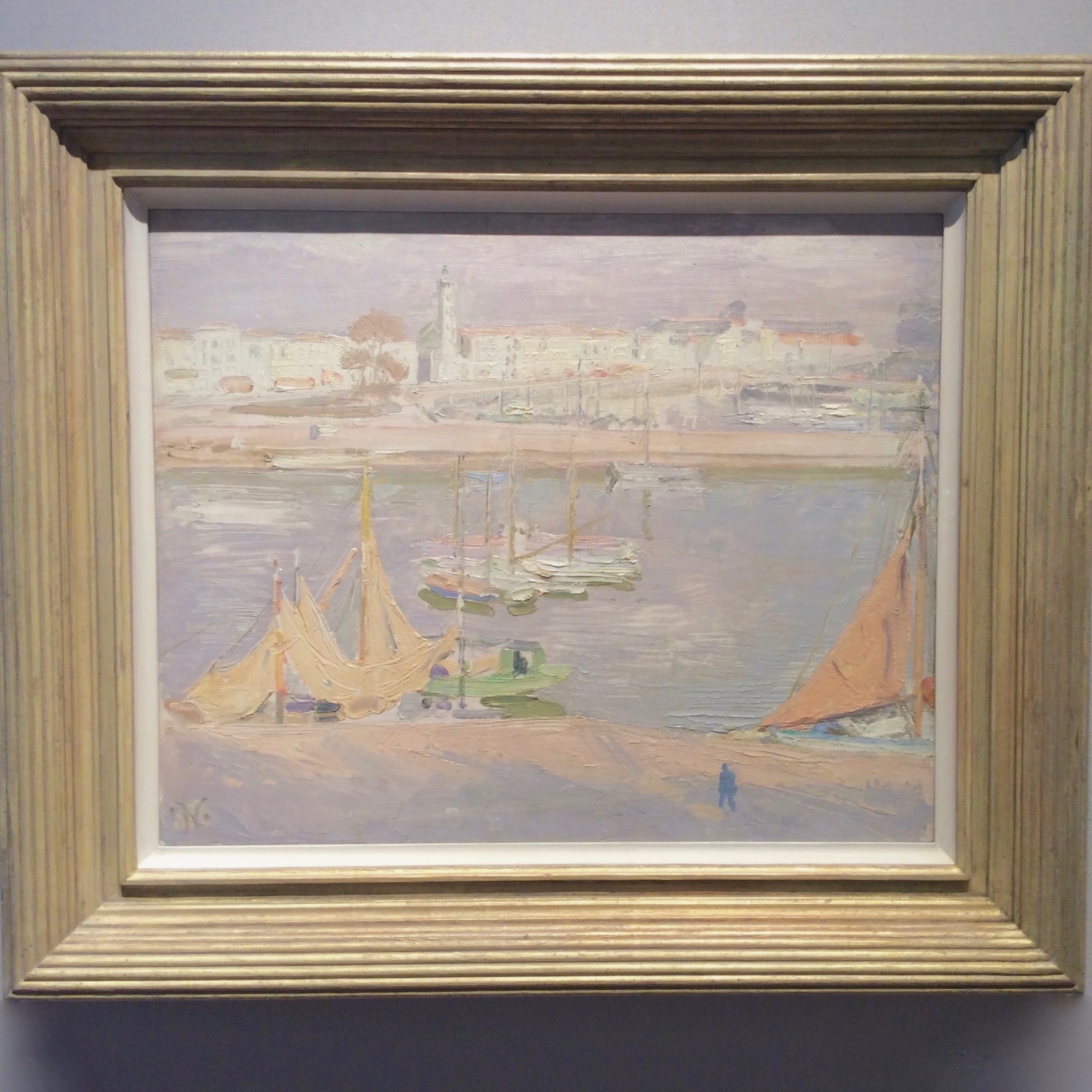 Sir William Nicholson, La Rochelle, the Harbour (1939) from Jenna Burlingham Fine Art at LAPADA 2015