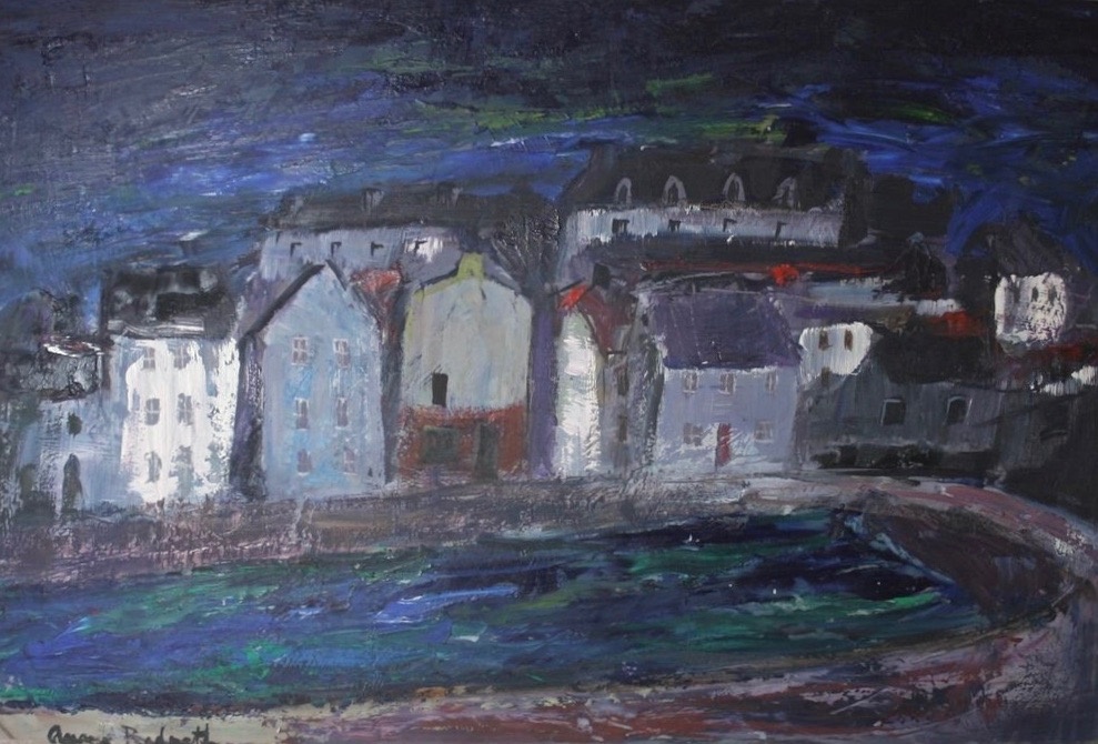 Anne Redpath, A Village In Fife, from Jenna Burlingham Fine Art at The Decorative Fair, Winter 2016