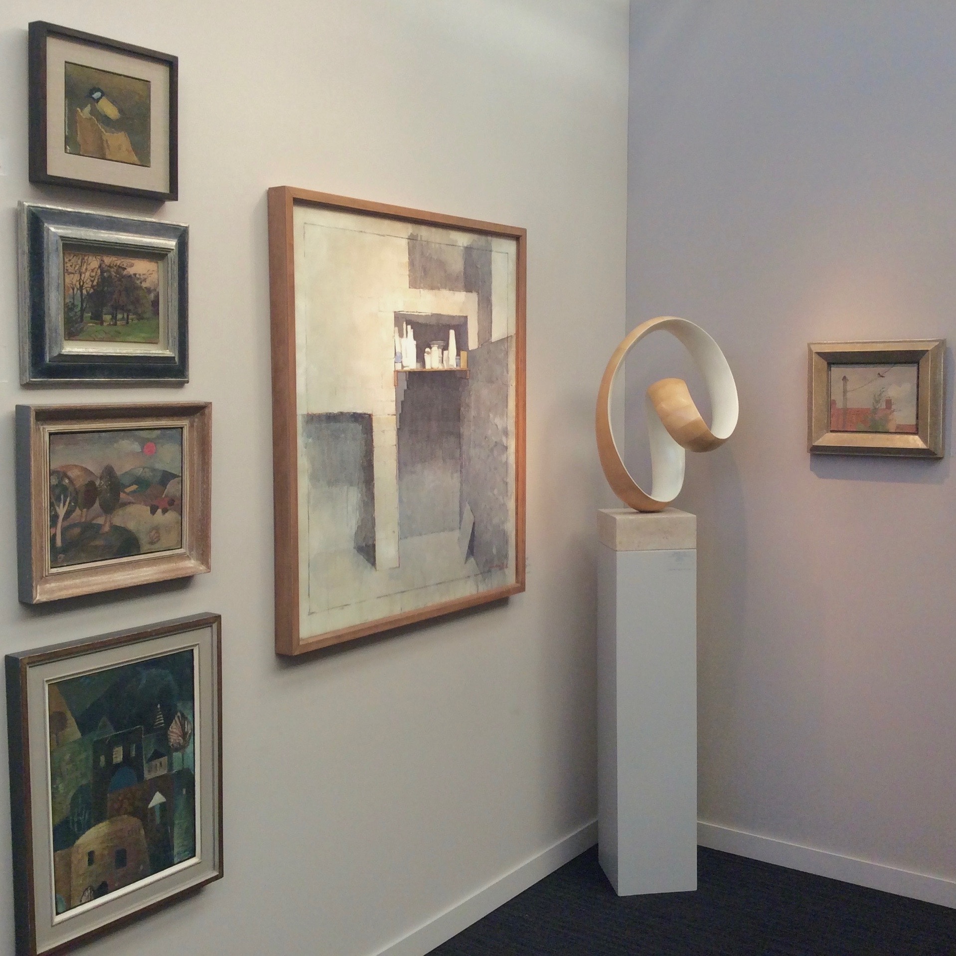 Installation view of our stand at London Art Fair 2017