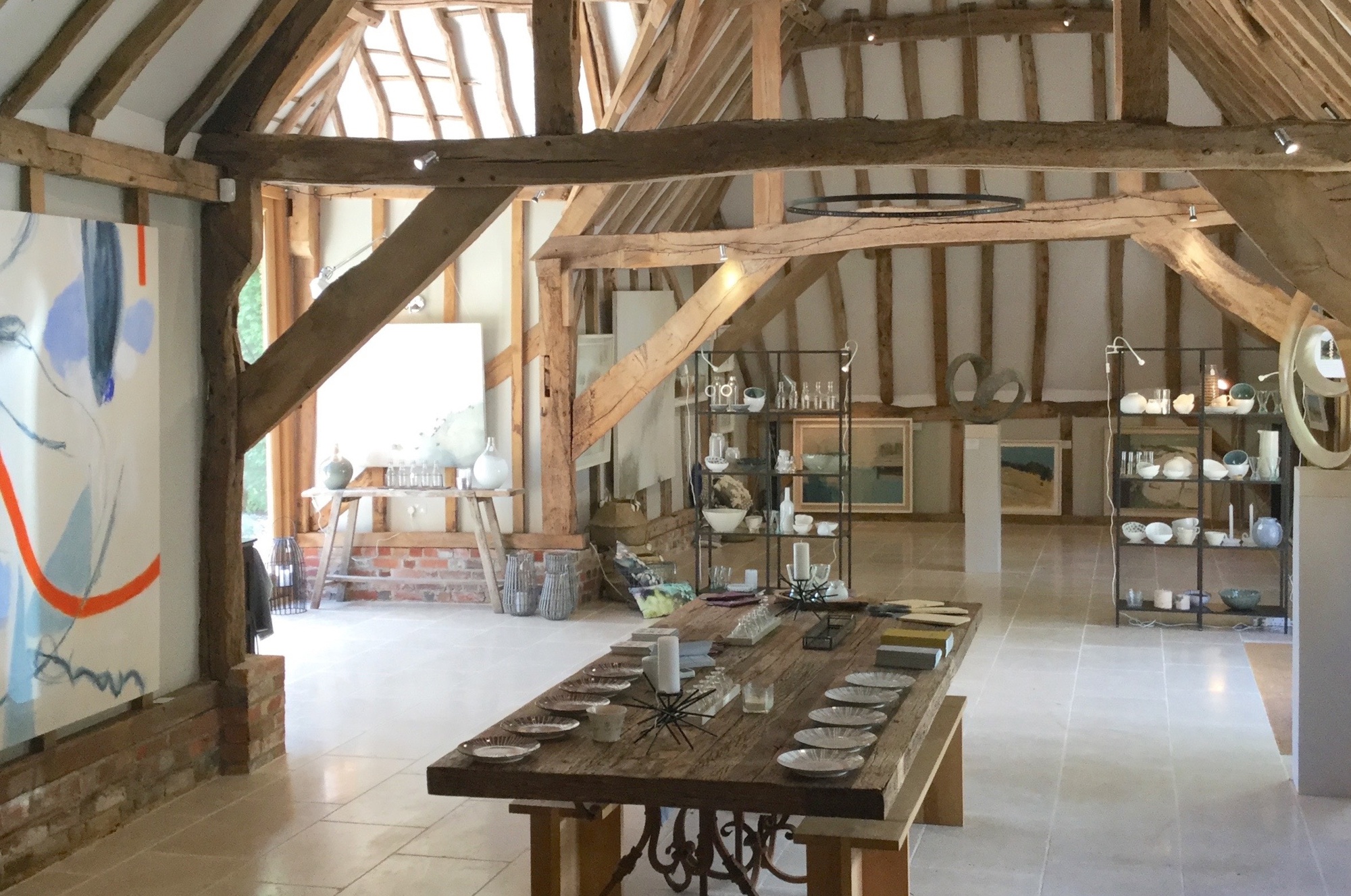 Christmas Exhibition, Island Mill Barn, Kingsclere