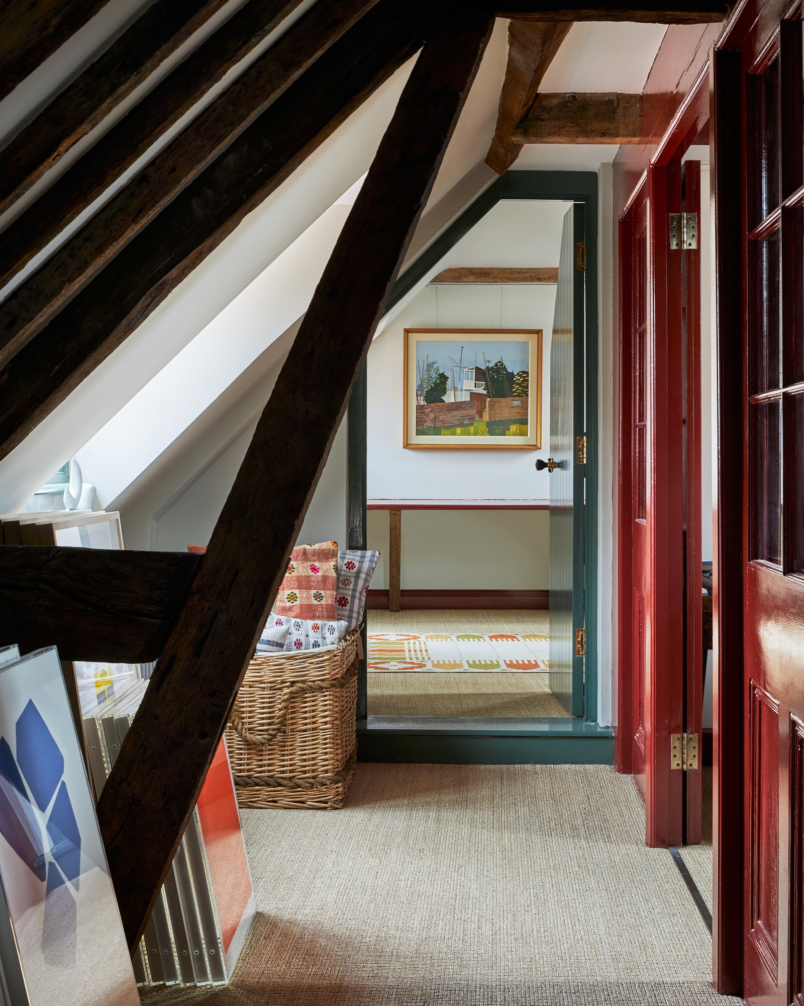 Jenna Burlingham Gallery interior featuring painting by Kenneth Rowntree