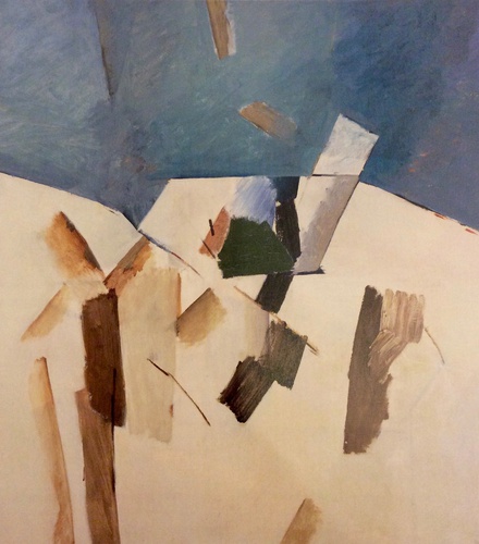 Keith Vaughan, Snowdrift at Harrow Hill (1970-72) from Jenna Burlingham Fine Art at Art Antiques London 2013