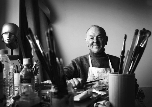 Photograph of Gerald Laing, 2007