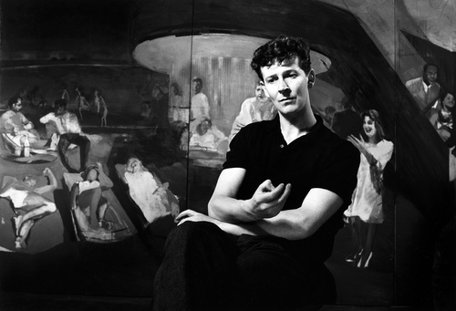 Photograph of Michael Andrews, taken in 1963