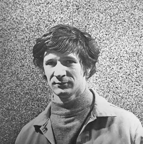 Photograph of Ian Stephenson in 1970. (Photograph from Pallant House Gallery).