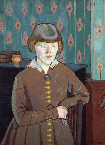 'Miss Ruth Doggett', by Harold Gillman, c 1915