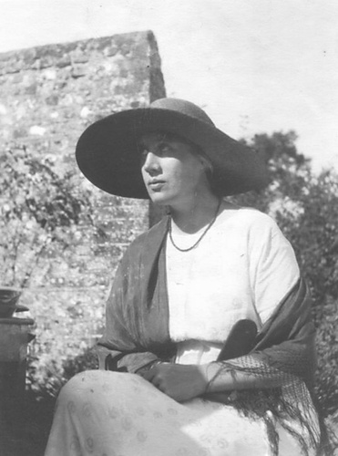 Photograph of Vanessa Bell at Charleston
