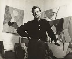 Photograph of Adrian Heath in his studio