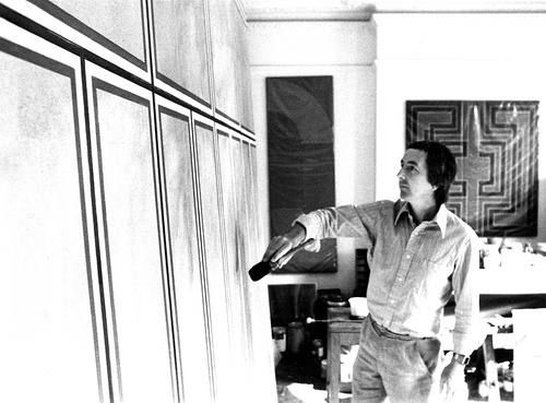 Photograph of Gordon House in his studio, circa late 1960s