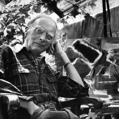 Photograph of Ivon Hitchens, 1975