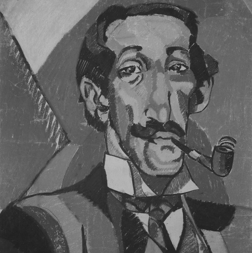 Henri Gaudier-Brzeska's portrait of Horace Brodzky, 1913 (Britten Pears Trust, Aldeburgh)