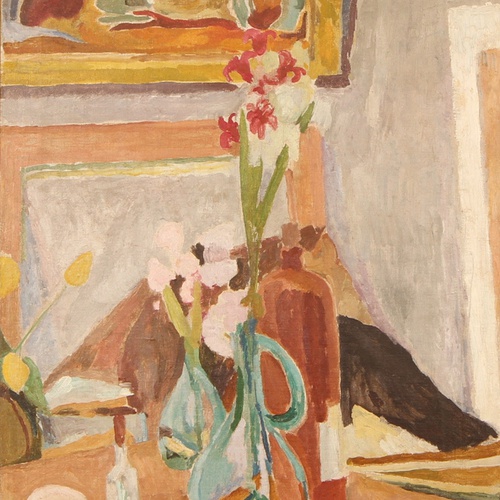 Vanessa Bell, Flowers in the Studio, 1915 from Jenna Burlingham Fine Art at LAPADA 2013