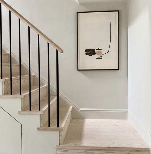 Anna Hewitson interior featuring print by Victor Pasmore