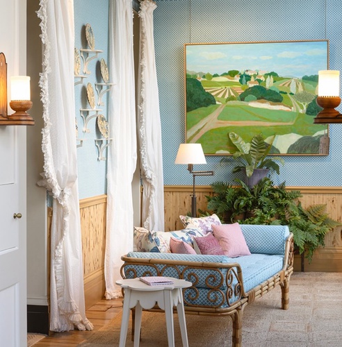 Instagram: Sibyl Colefax & John Fowler interior features Ballinger