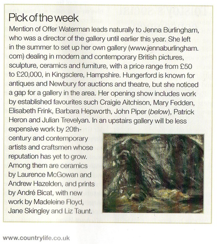 Country Life, 'Pick of the Week', 8 December 2010 Issue