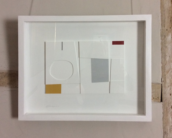 Geoffrey Robinson Leap 3, 2013 acrylic painted relief construction on board 20 x 30 cm £1,500