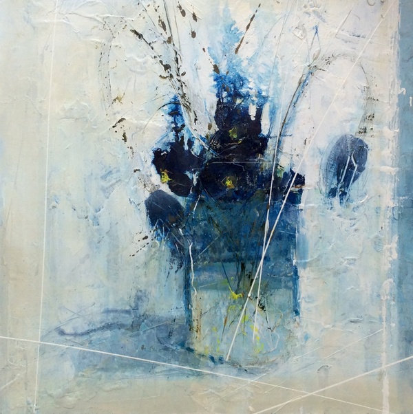 Jane Skingley Fading Blooms oil on board 30 x 30cm £1,200