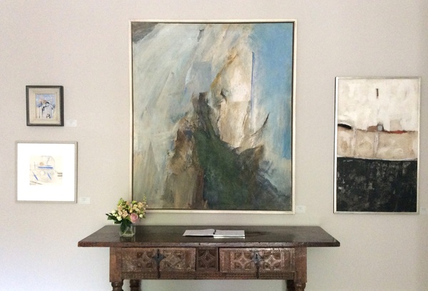 Installation view of Land, Holland Park, London