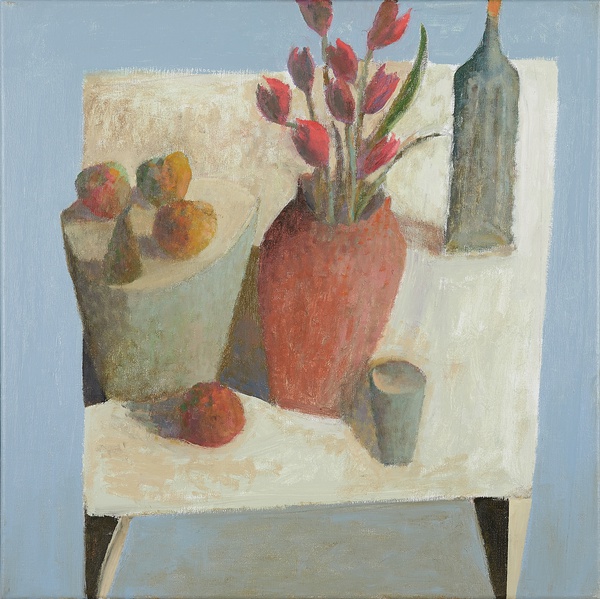 Red Vase A