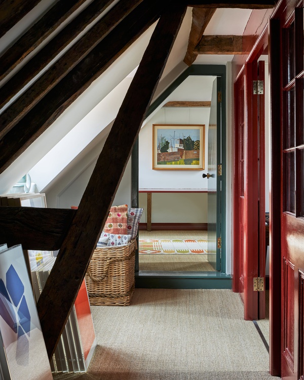 Jenna Burlingham Gallery interior featuring painting by Kenneth Rowntree