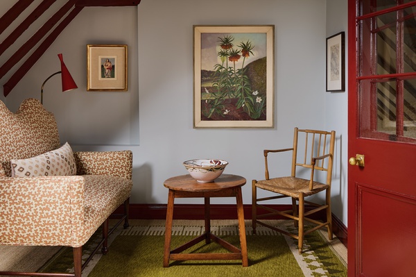 Jenna Burlingham Gallery interior featuring Modern British and Contemporary prints for sale, painting by John Nash