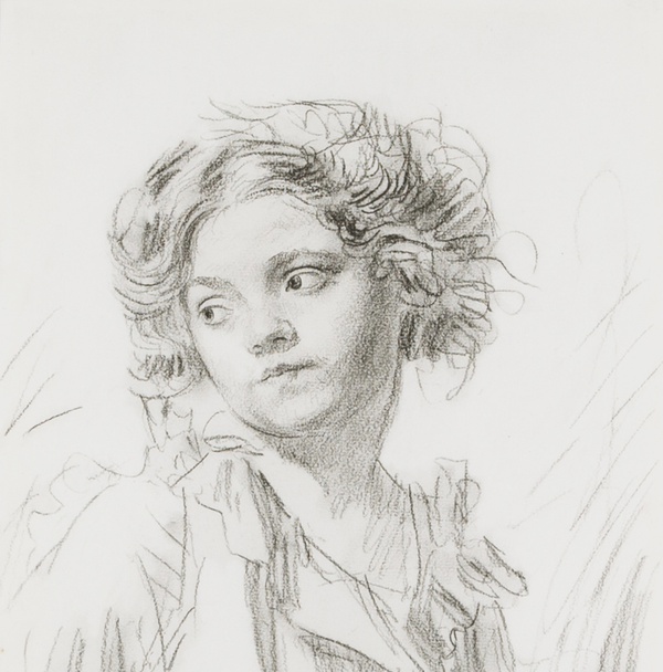Augustus John - Dorelia Looking Up
