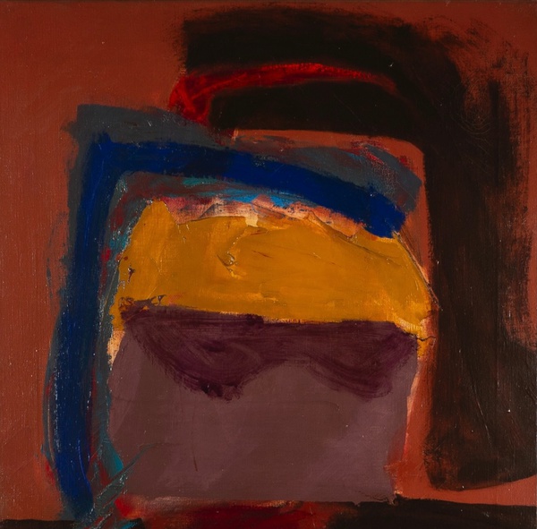 <span class="artist"><strong>Trevor Bell</strong></span>, <span class="title"><em>Little Upside-Down Lady</em>, 1961</span>