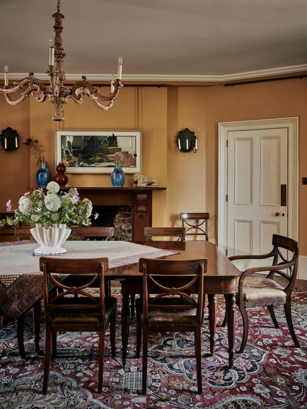 Max Rollitt interior featuring painting by Ivon Hitchens, featured in Veranda