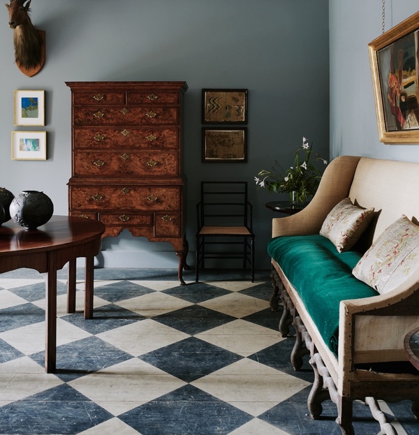 Max Rollitt interior featuring painting by Ivon Hitchens