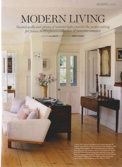 Homes and Antiques: features Jenna's home, April 2014 issue