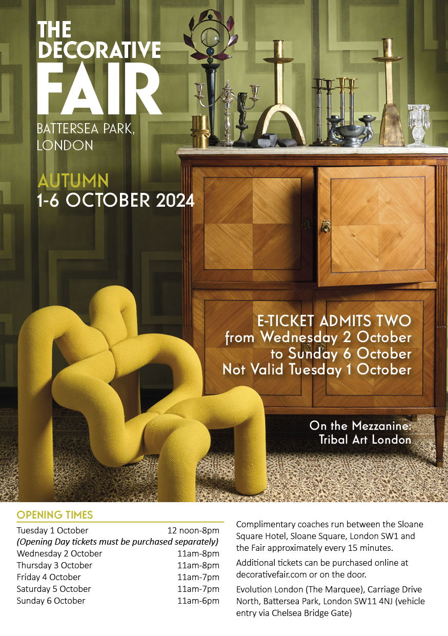 Free Ticket to the Battersea Decorative Fair October 2024